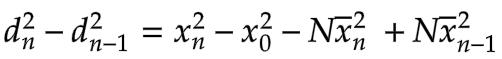 d^2_n - d^2_n-1 simplify summations