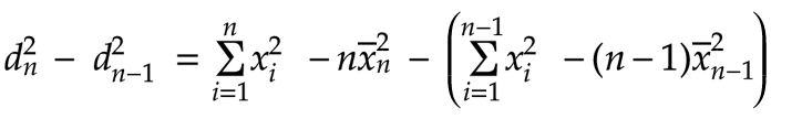 d_n^2 - d_(n-1)^2