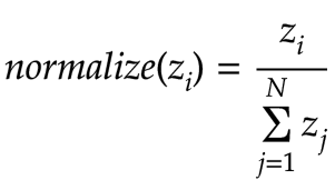 normalize output